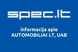 AUTOMOBILIAI LT, UAB | spec.lt