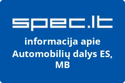 Automobilių dalys ES, MB