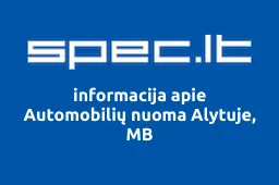 Automobilių nuoma Alytuje, MB | spec.lt