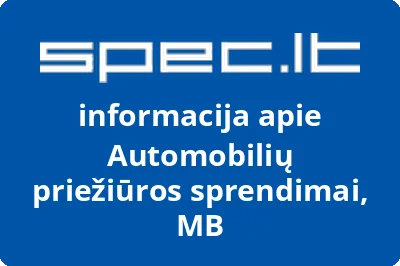 Automobilių priežiūros sprendimai, MB