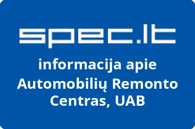 Automobilių remonto centras, UAB