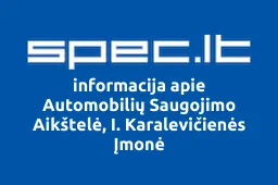 Automobilių Saugojimo Aikštelė, I. Karalevičienės Įmonė | spec.lt