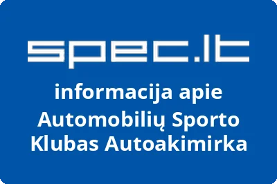 Automobilių sporto klubas Autoakimirka