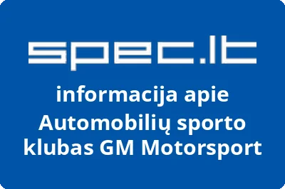 Automobilių sporto klubas GM Motorsport