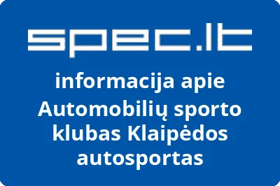 Automobilių sporto klubas Klaipėdos autosportas