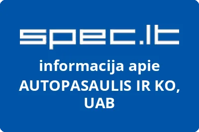 AUTOPASAULIS IR KO, UAB