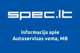 Autoservisas vema, MB | spec.lt