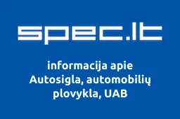 Autosigla, automobilių plovykla, UAB