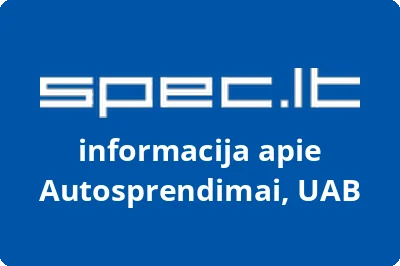 Autosprendimai, UAB