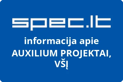 AUXILIUM PROJEKTAI, VŠĮ