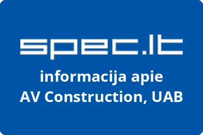 AV Construction, UAB | spec.lt