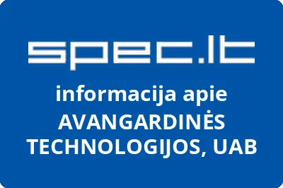 AVANGARDINĖS TECHNOLOGIJOS, UAB