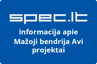 Avi projektai, MB | spec.lt