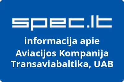 aviacijos kompanija Transaviabaltika, UAB