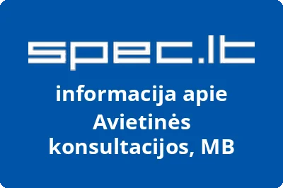 Avietinės konsultacijos, MB | spec.lt