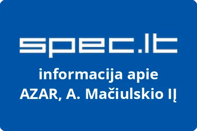 AZAR, A. Mačiulskio, IĮ