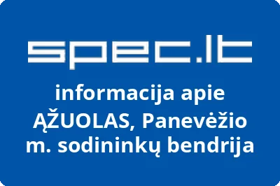 ĄŽUOLAS, Panevėžio m. sodininkų bendrija