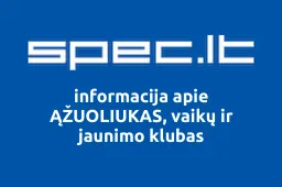 ĄŽUOLIUKAS, vaikų ir jaunimo klubas | spec.lt