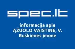 ĄŽUOLO VAISTINĖ, V. Ruškienės įmonė | spec.lt