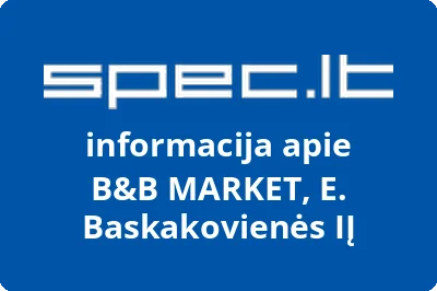 B&B MARKET, E. Baskakovienės, IĮ
