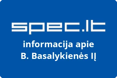 B. Basalykienės, IĮ | spec.lt
