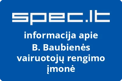 Birutės Baubienės vairuotojų rengimo įmonė, MB
