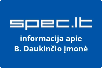B. Daukinčio įmonė