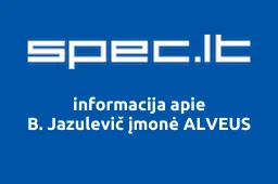 B. Jazulevič įmonė ALVEUS iliustracija