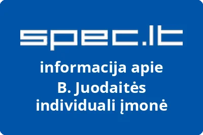 B. Juodaitės individuali įmonė