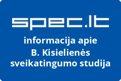 B. Kisielienės sveikatingumo studija