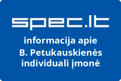 B. Petukauskienės individuali įmonė