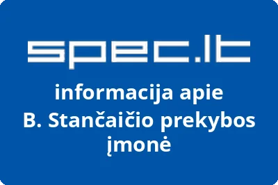B. Stančaičio prekybos įmonė