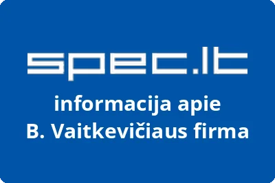 B. Vaitkevičiaus firma