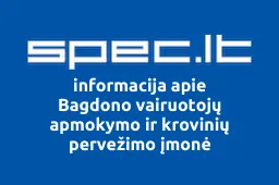 Bagdono vairuotojų apmokymo ir krovinių pervežimo įmonė | spec.lt