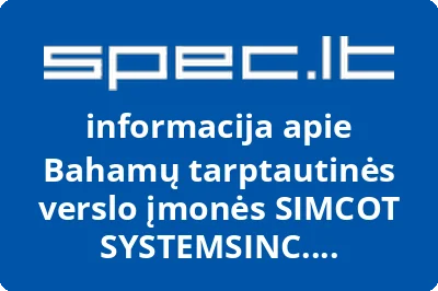Bahamų tarptautinės verslo įmonės SIMCOT SYSTEMSINC. atstovybė