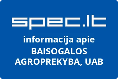 BAISOGALOS AGROPREKYBA, UAB