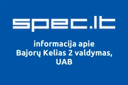 Bajorų Kelias 2 valdymas, UAB | spec.lt