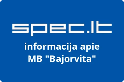 Bajorvita, MB | spec.lt