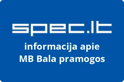 Bala pramogos, MB | spec.lt