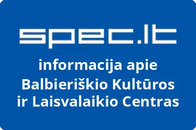 Balbieriškio Kultūros ir Laisvalaikio Centras