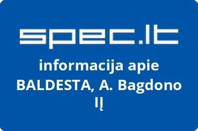 A. Bagdono įmonė BALDESTA
