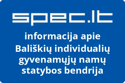 Bališkių individualių gyvenamųjų namų statybos bendrija