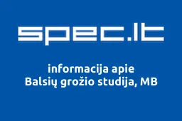 Balsių grožio studija, MB | spec.lt