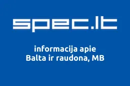 Balta ir raudona, MB | spec.lt