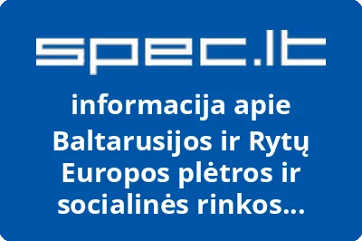 Baltarusijos ir Rytų Europos plėtros ir socialinės rinkos institutas, VŠĮ