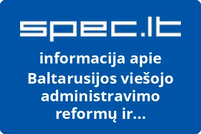 Baltarusijos viešojo administravimo reformų ir transformacijos institutas