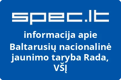 Baltarusių nacionalinė jaunimo taryba Rada, VŠĮ
