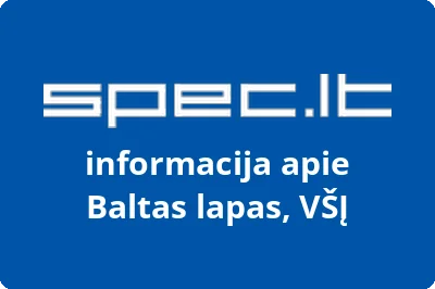 Baltas lapas, VŠĮ