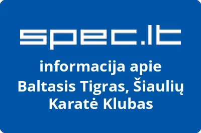 Sporto klubas Baltasis tigras
