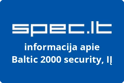 Baltic 2000 security, IĮ